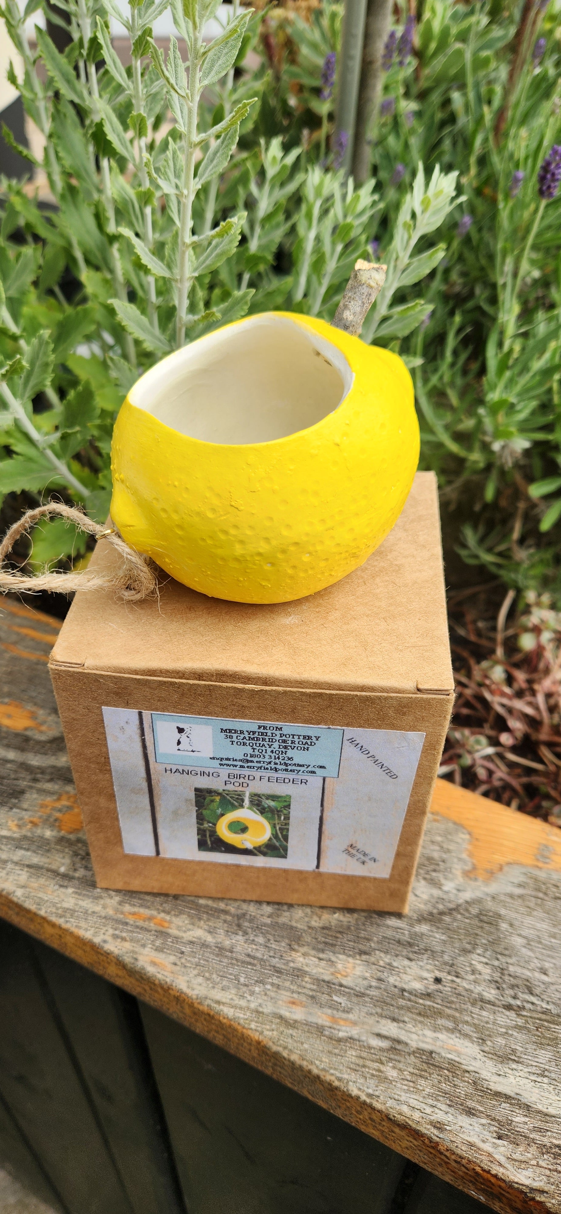Handmade Hanging Bird Feeder Pod
