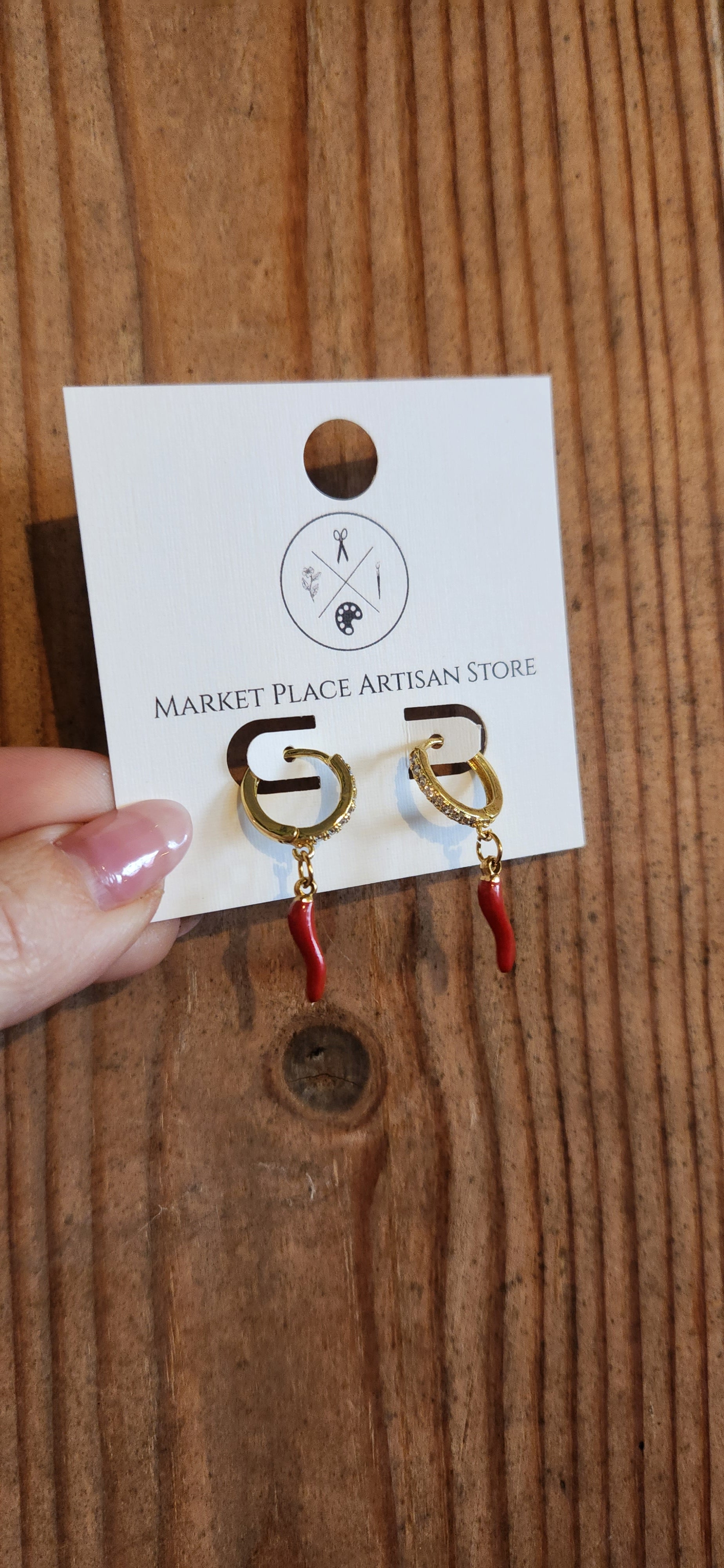 Chilli Drop Earrings