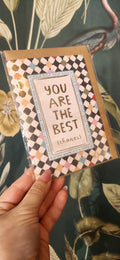 You are the Best Foil Greeting Card