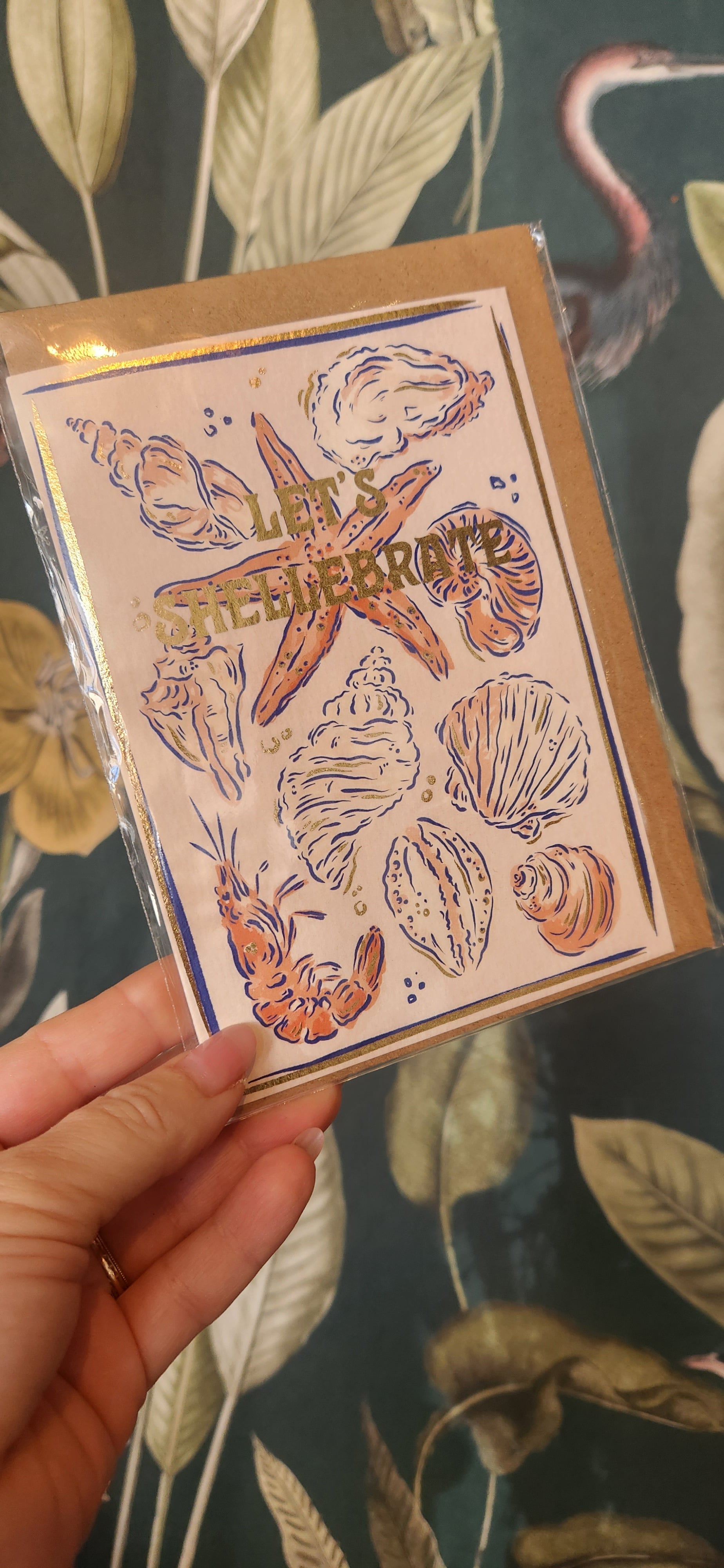Let's Shellebrate Foil Greeting Card