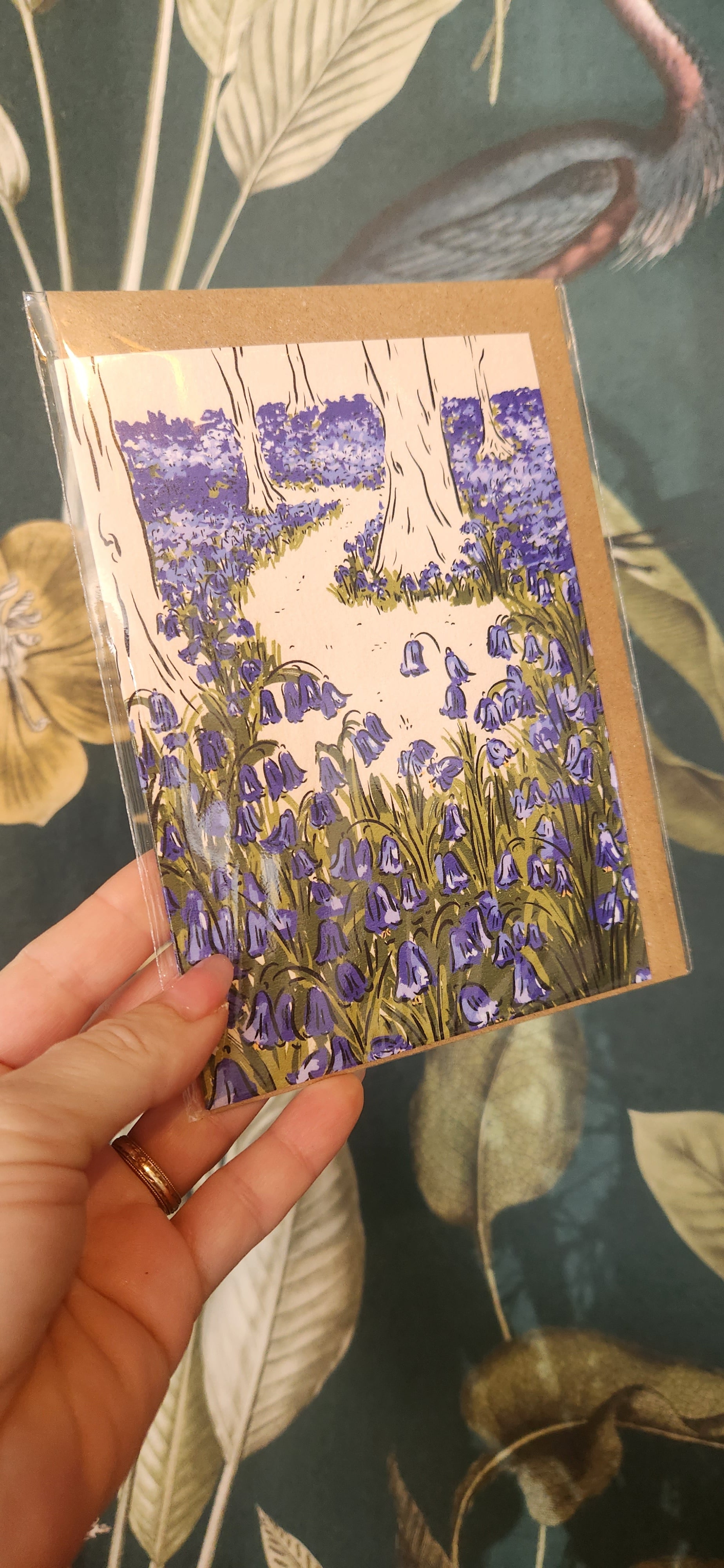 Lavender Field Greeting Card