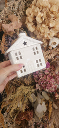 Ceramic Cottage Wax Burner
