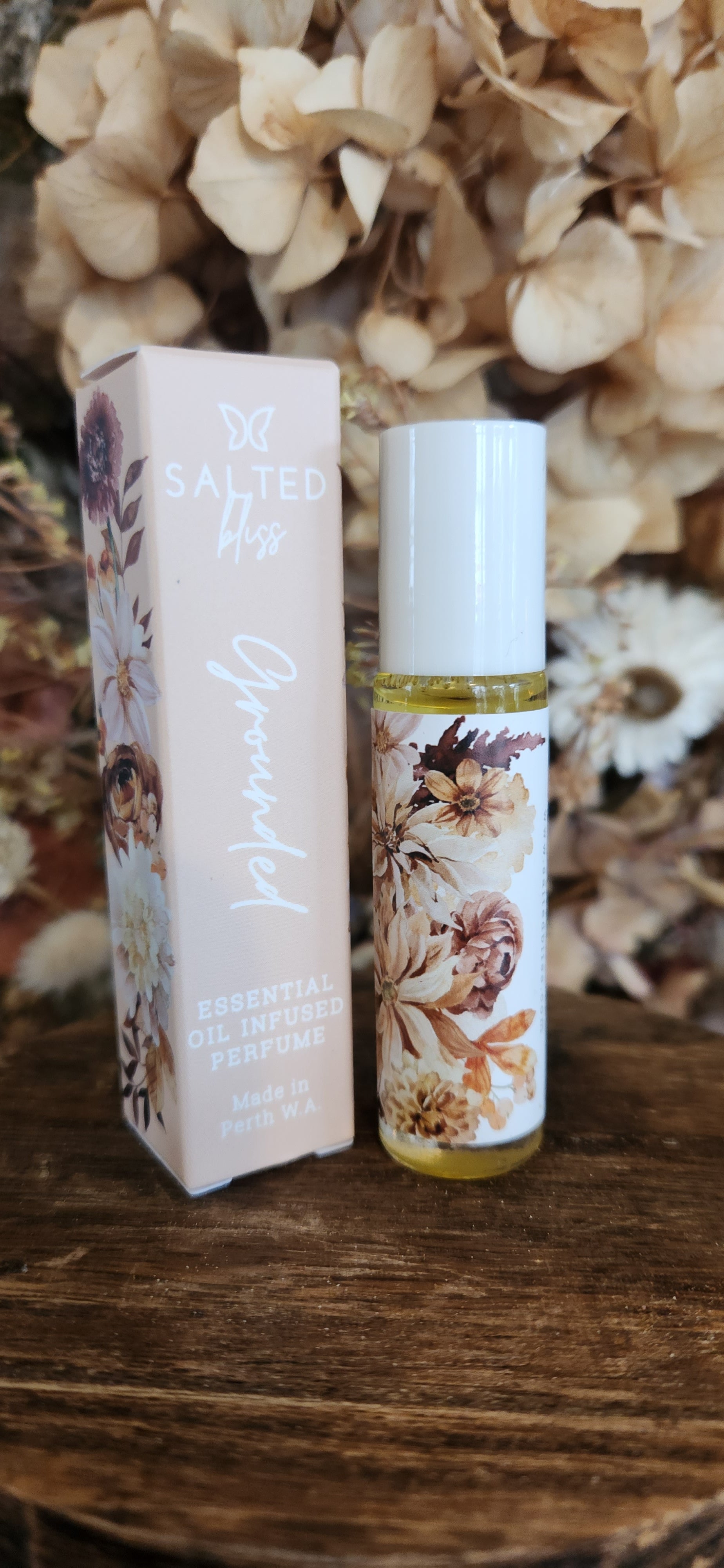 Salted Bliss Pulse Point Roller Perfume Grounded