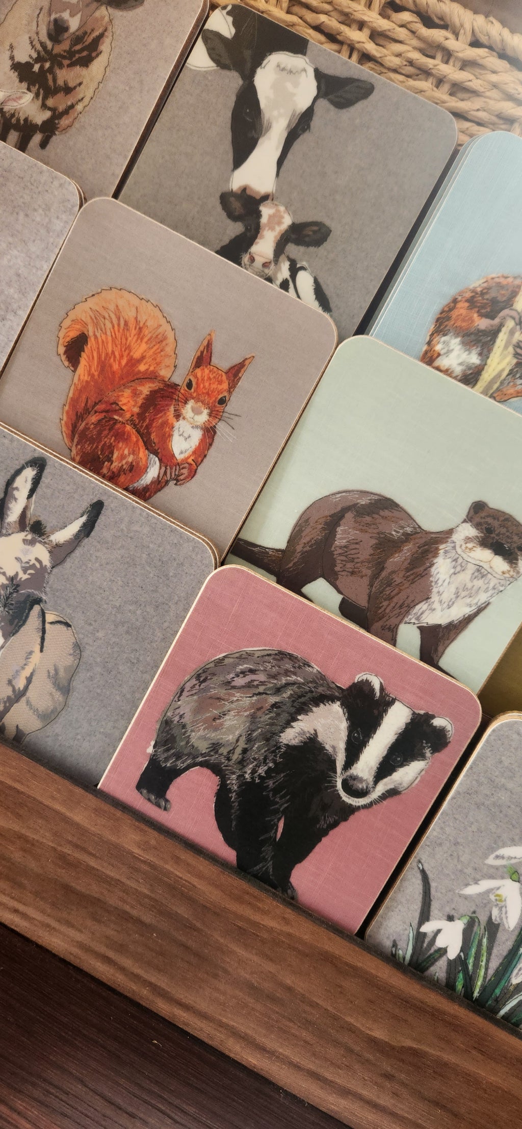 Lellibelle Wildlife Coasters