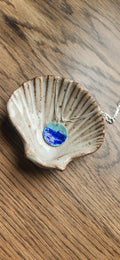 Kiln Fired Enamelled Silver Necklace