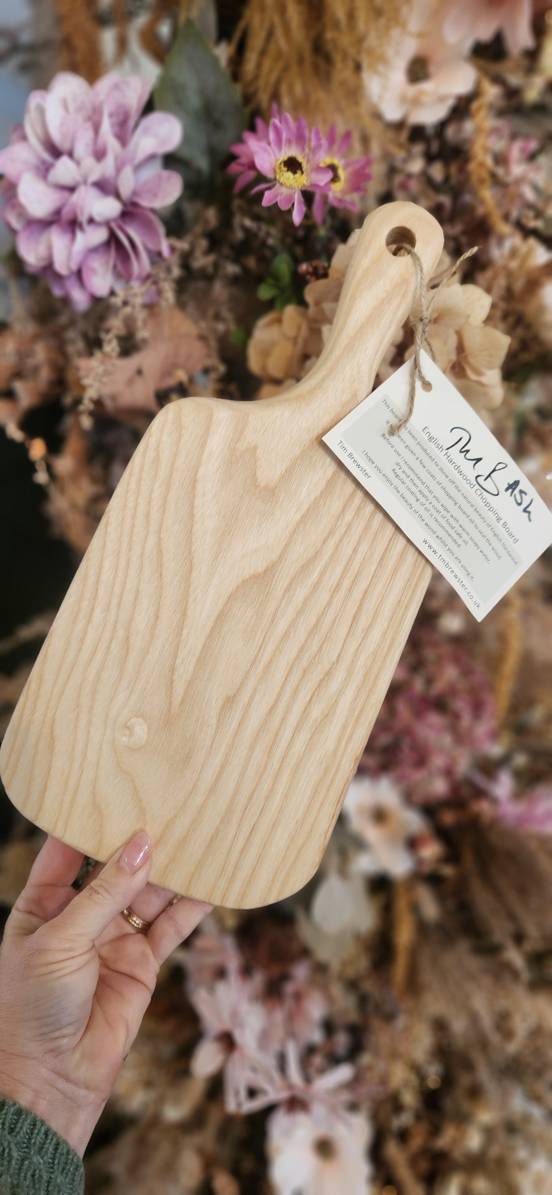 Hand Crafted Solid Ash Serving Board
