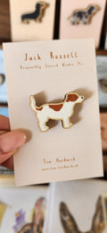 Wooden Jack Russell Pin