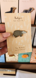 Badger Enamel Pin