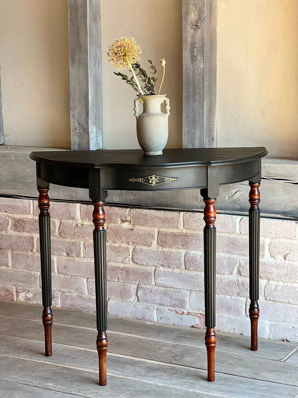 Vintage Black Console
