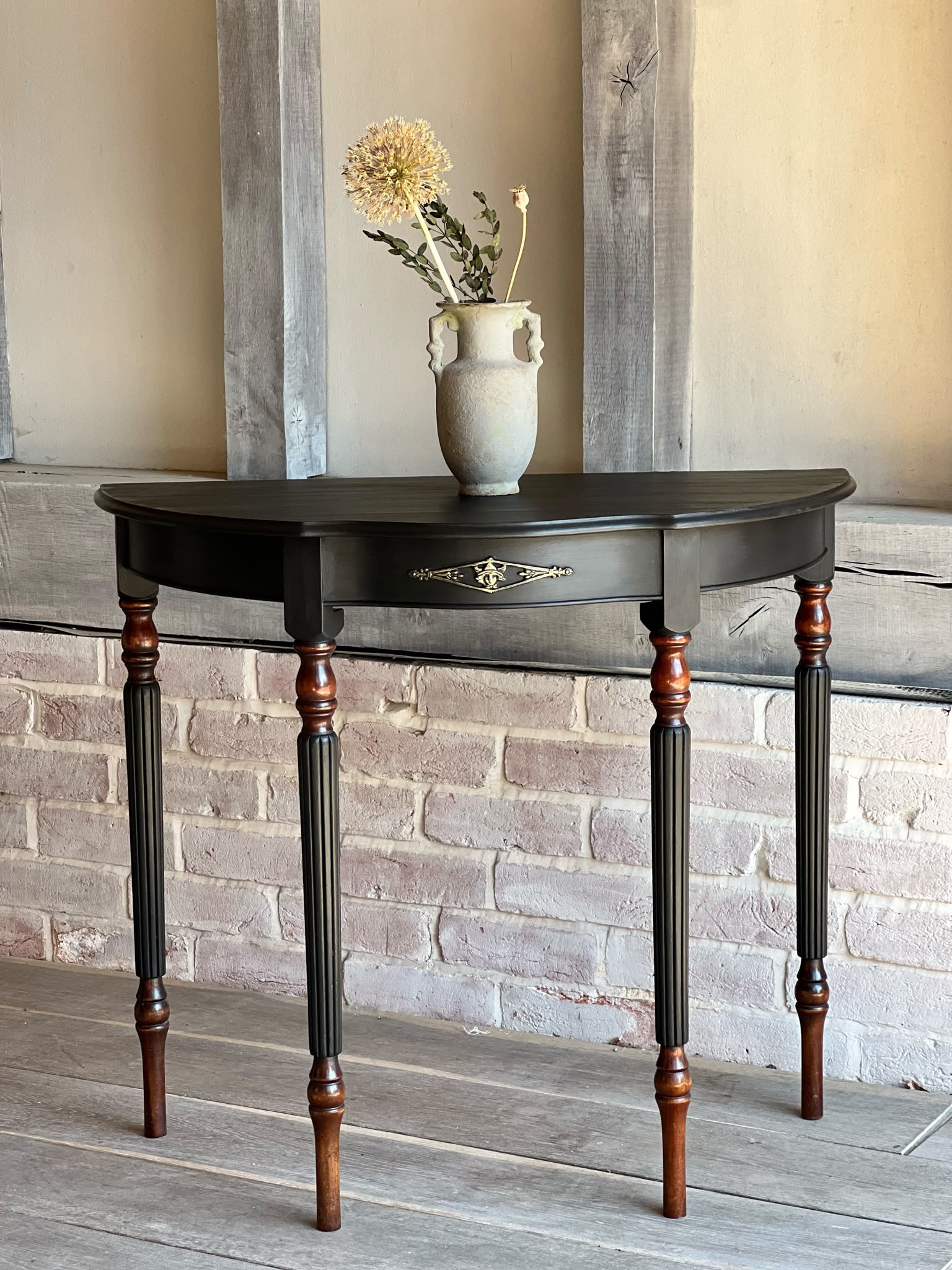Vintage Black Console