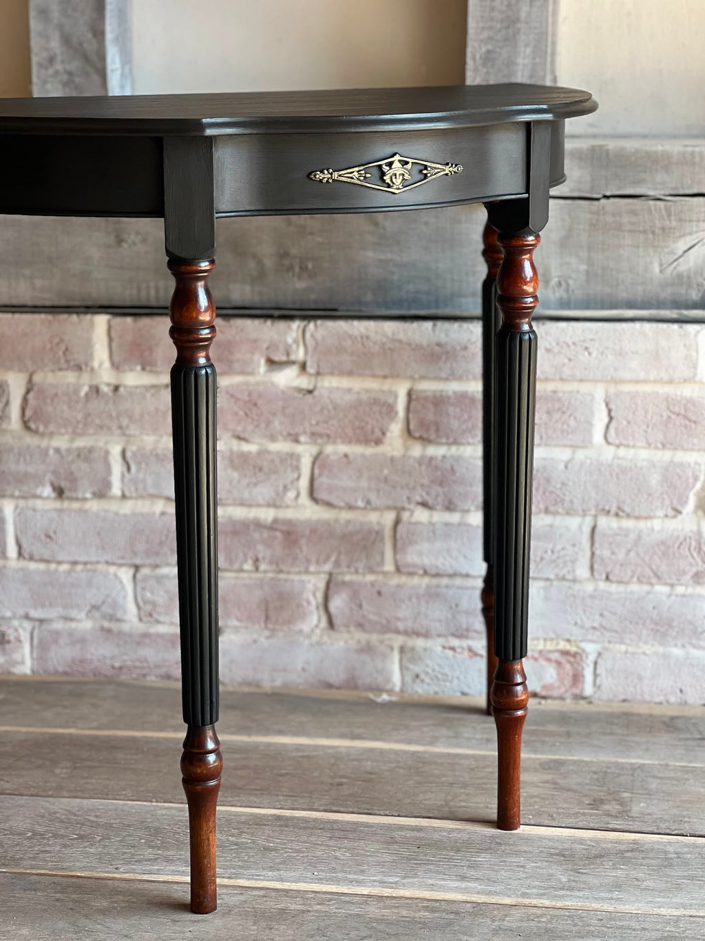 Vintage Black Console