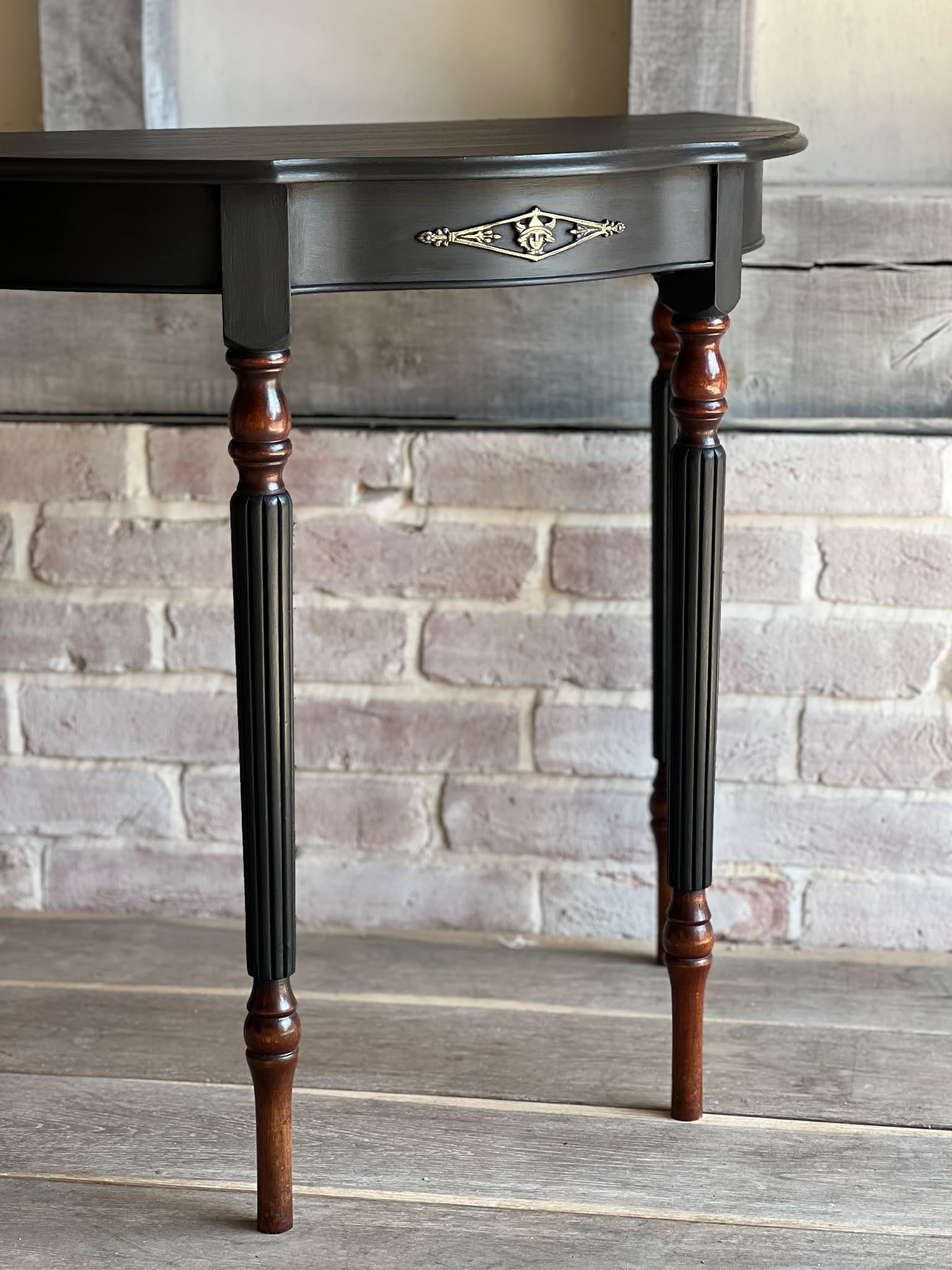 Vintage Black Console